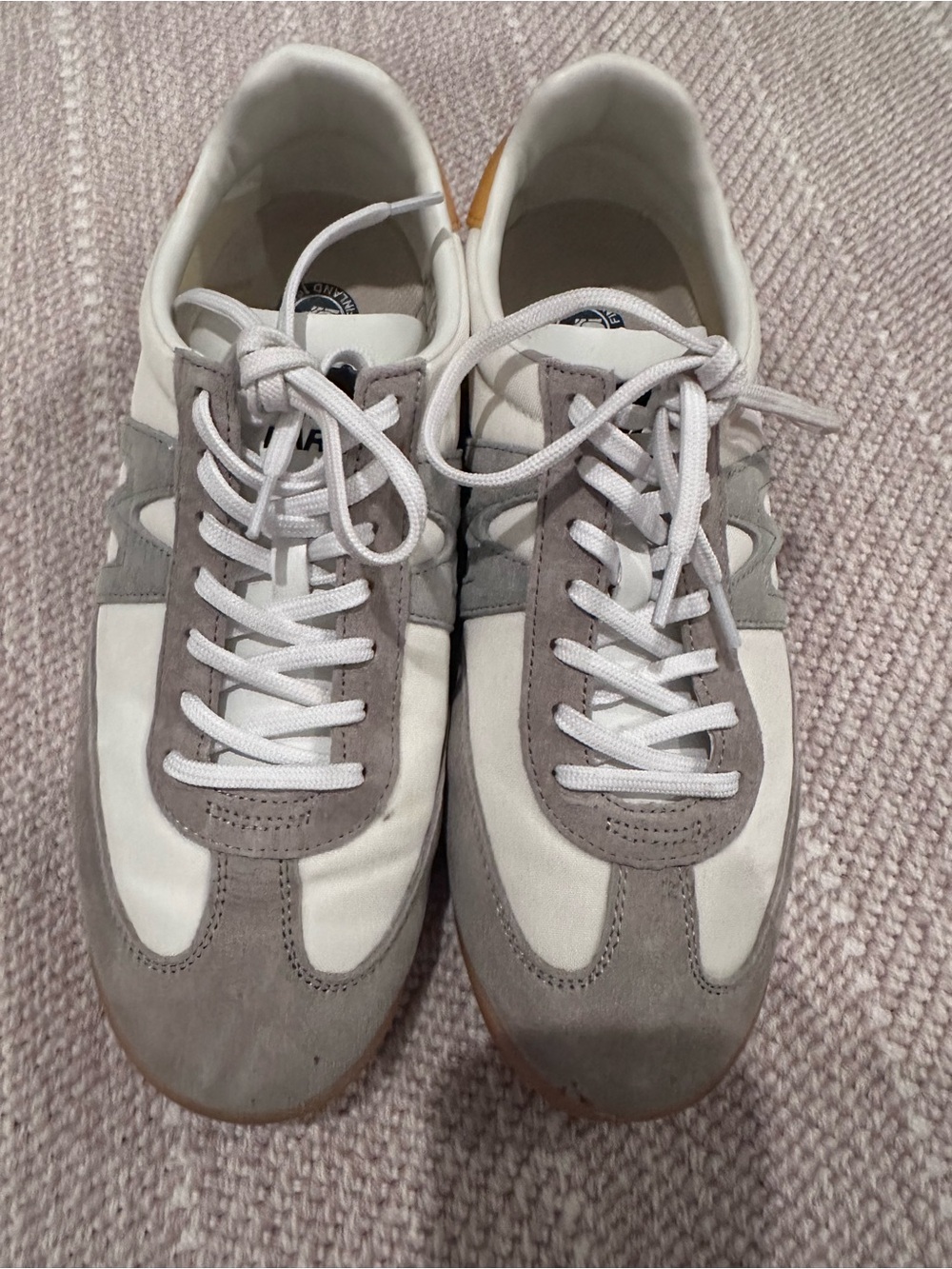 Women’s White and Gray Casual Sneakers- Anthropologie